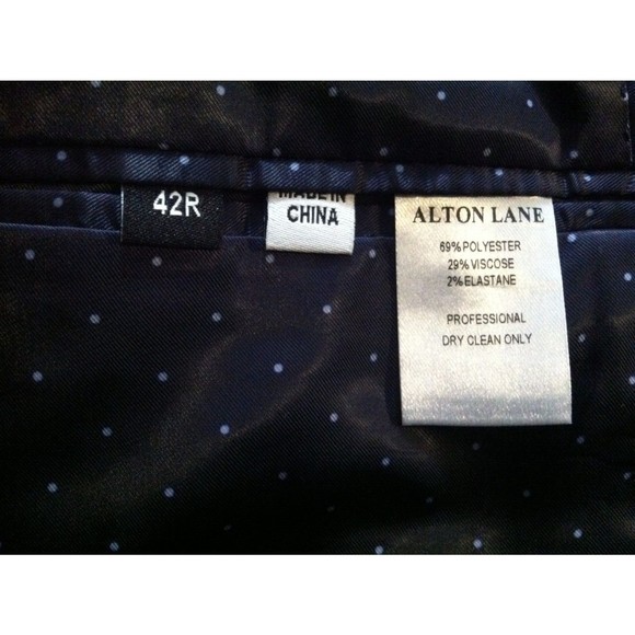 ALTON LANE MEN'S NEW BLUE SPORT COAT BLAZER JACKET TALORED FIT SIZE: 42R - Picture 8 of 8